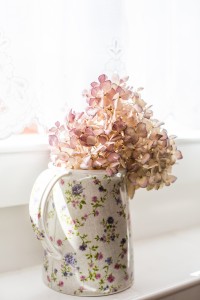 Trockenblume in Vase