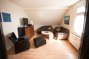 Wohnzimmer Ferienwohnung Seligenstadt